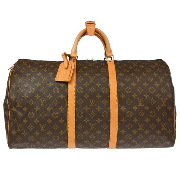 Louis Vuitton Monogram Keepall 55 Travel Duffle Handbag M41424 MI0940 XX32438 - Picture 1 of 9
